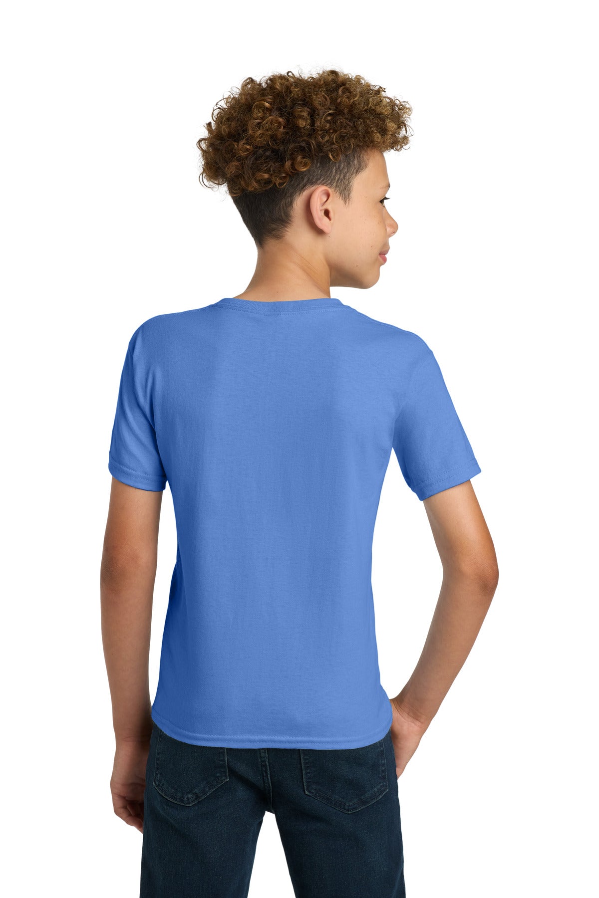 Gildan - Youth Ultra Cotton 100% US Cotton T-Shirt. 2000B - Carolina Blue - back