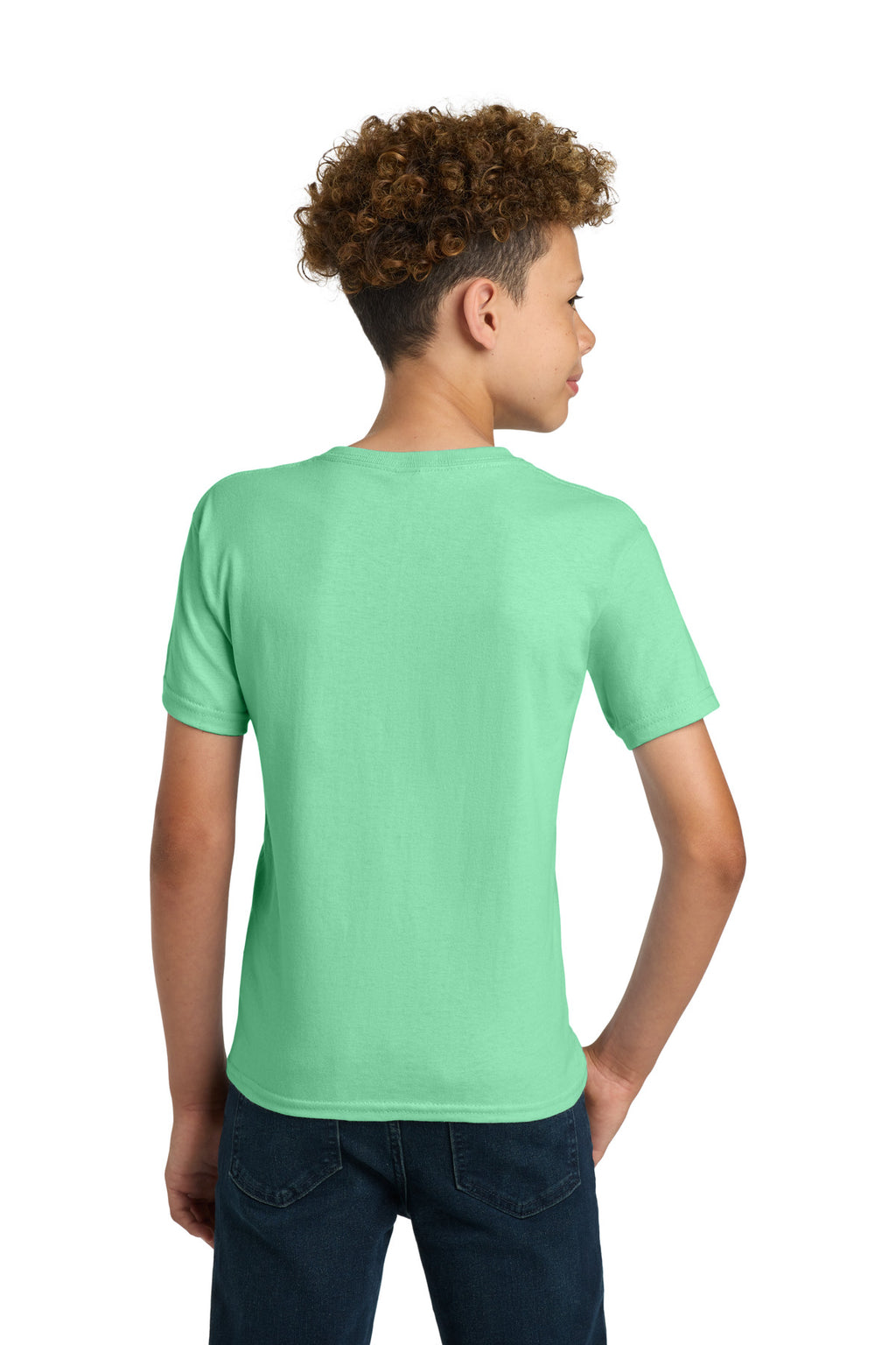 Gildan - Youth Ultra Cotton 100% US Cotton T-Shirt. 2000B - Mint Green - back