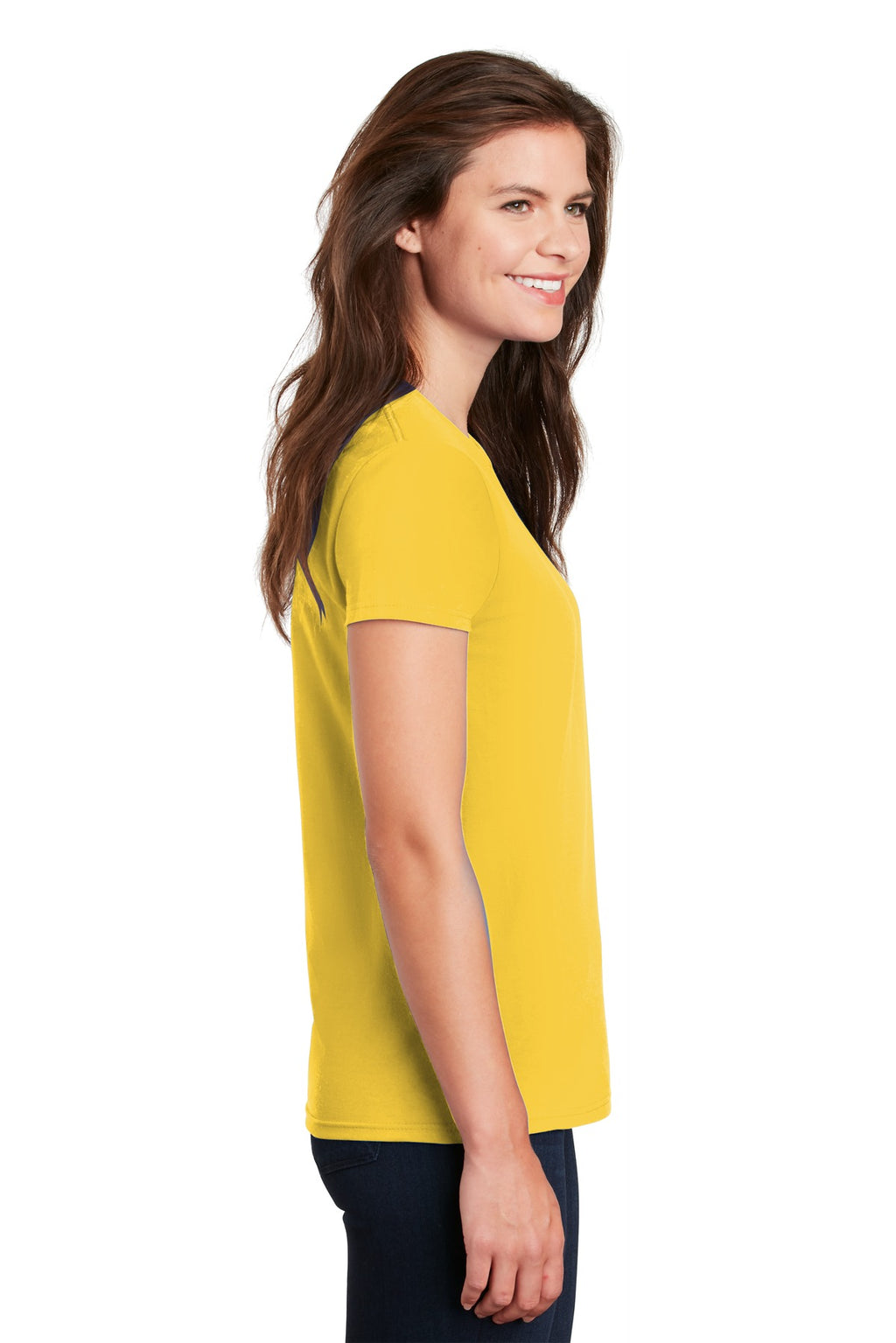 Gildan Women's Ultra Cotton 100% US Cotton T-Shirt. 2000L - Daisy - side