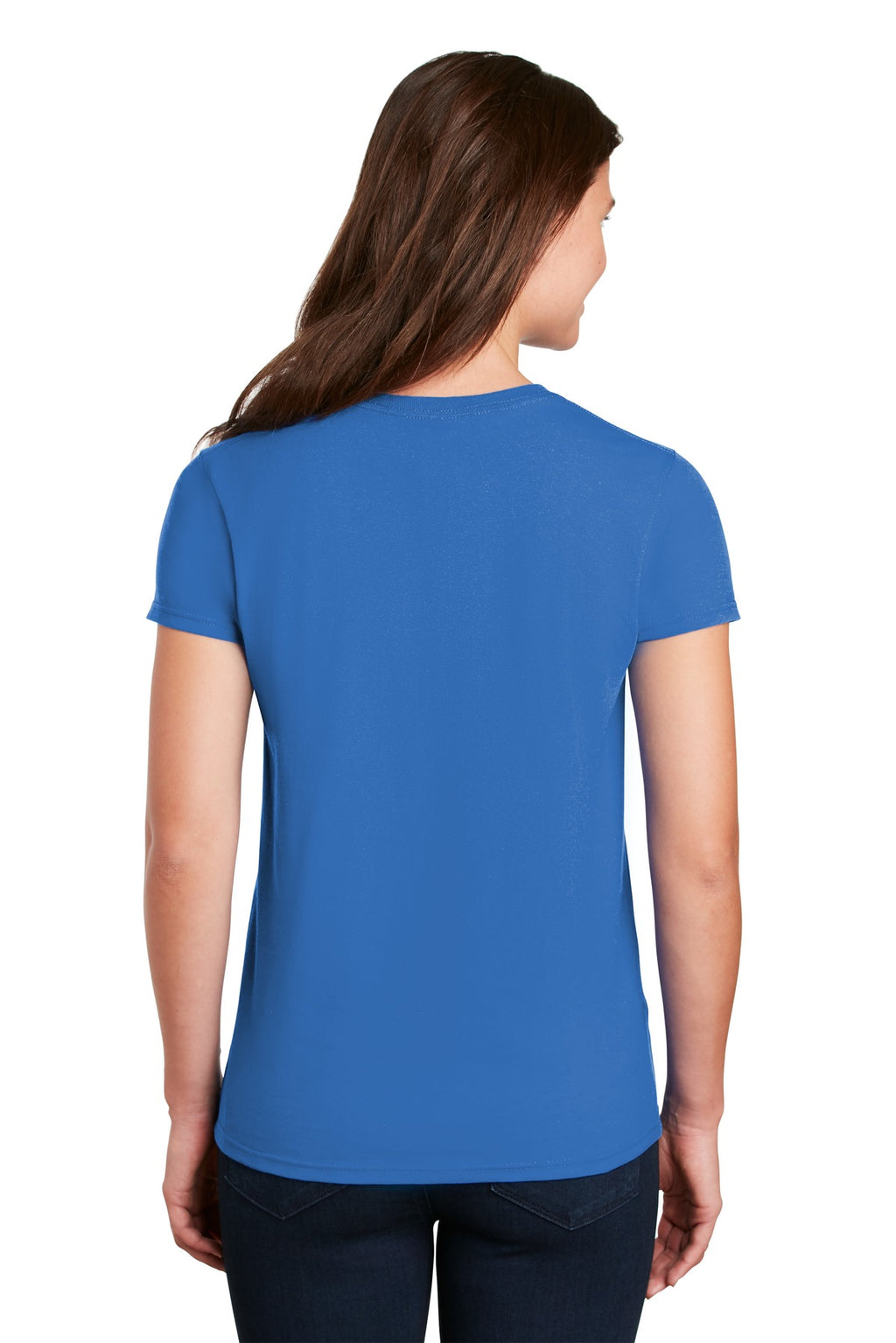 Gildan Women's Ultra Cotton 100% US Cotton T-Shirt. 2000L - Iris - back