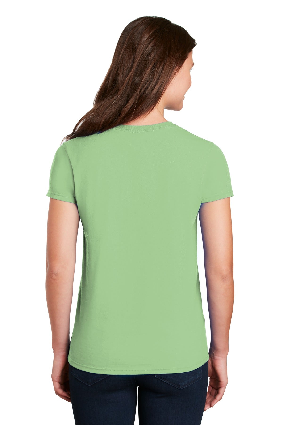 Gildan Women's Ultra Cotton 100% US Cotton T-Shirt. 2000L - Pistachio - back