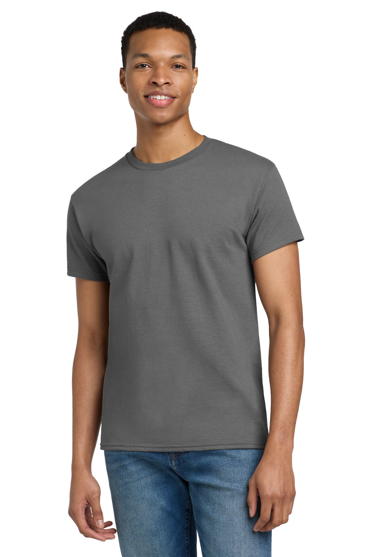 Gildan Tall 100% US Cotton T-Shirt 2000T - Charcoal - front