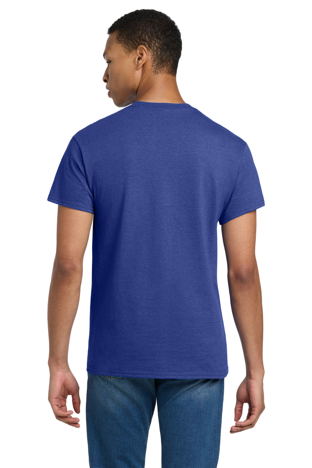 Gildan - Ultra Cotton 100% US Cotton T-Shirt. 2000 - Antique Royal - back