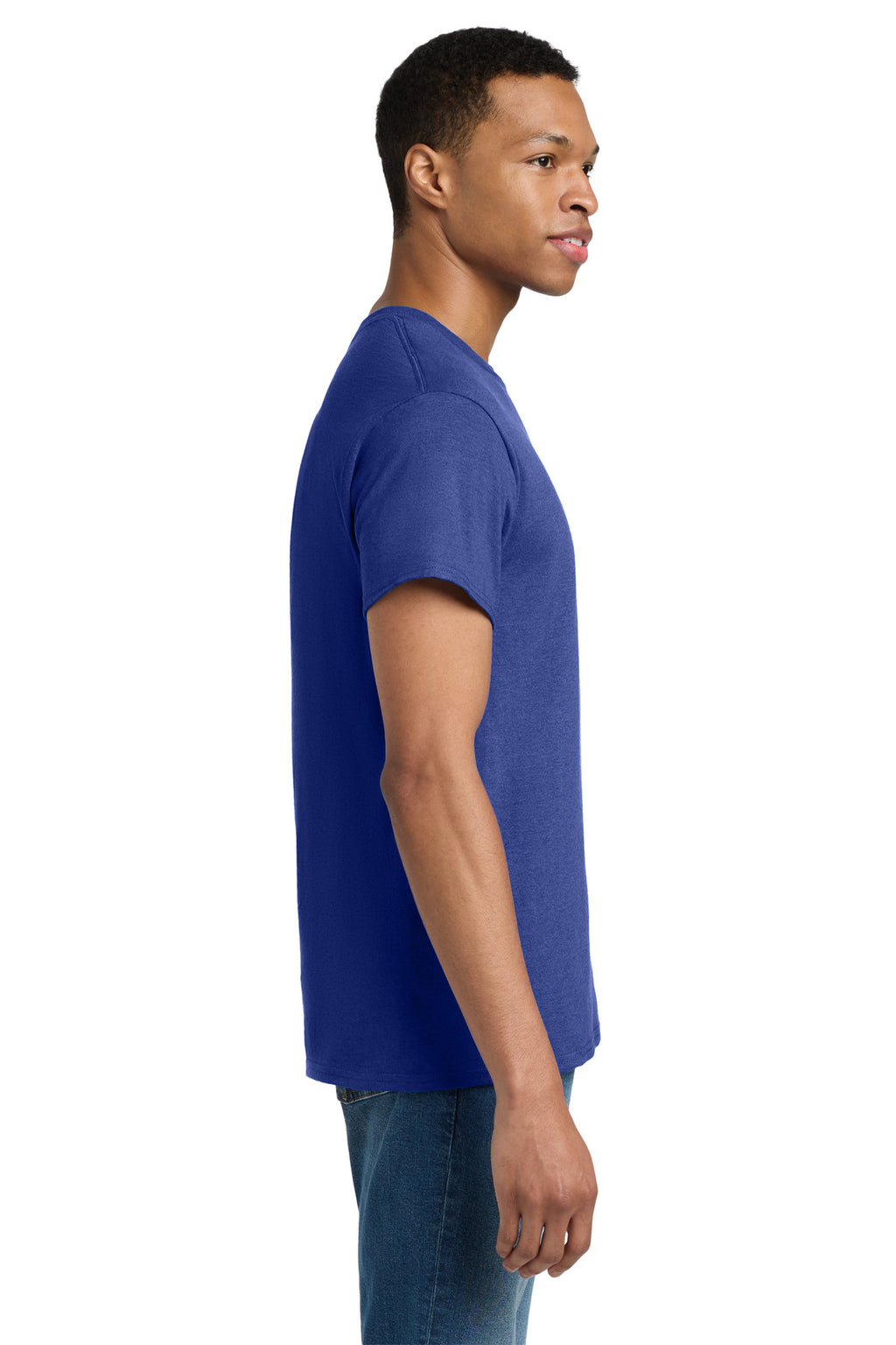 Gildan - Ultra Cotton 100% US Cotton T-Shirt. 2000 - Antique Royal - side