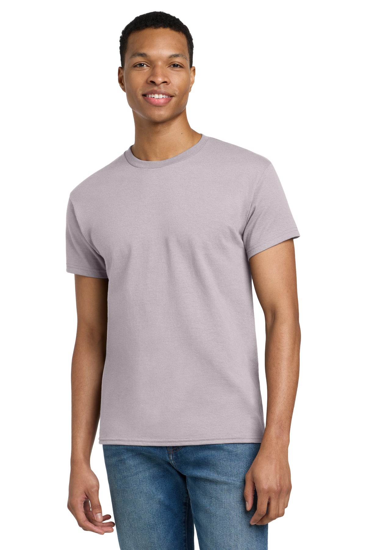 Gildan - Ultra Cotton 100% US Cotton T-Shirt. 2000 - Ice Grey - front