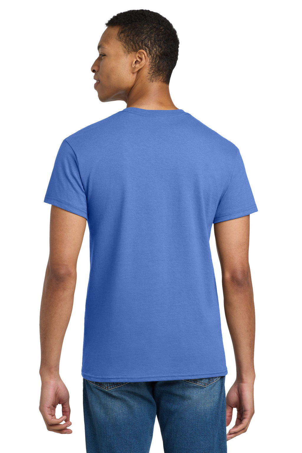 Gildan - Ultra Cotton 100% US Cotton T-Shirt. 2000 - Iris - back