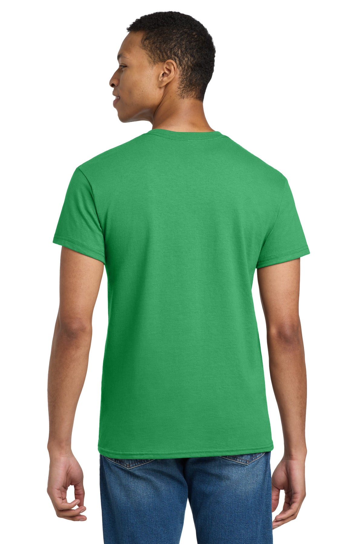Gildan - Ultra Cotton 100% US Cotton T-Shirt. 2000 - Irish Green - back
