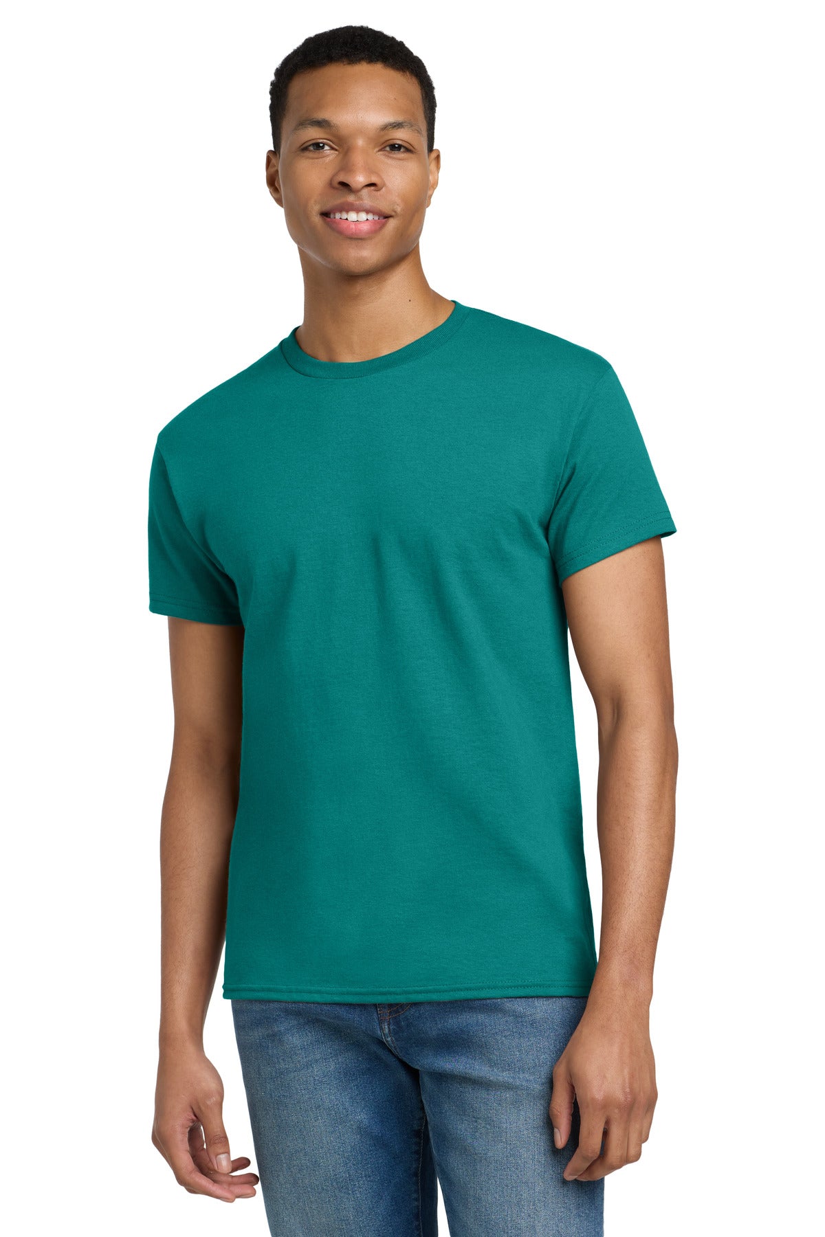 Gildan - Ultra Cotton 100% US Cotton T-Shirt. 2000 - Jade Dome - front