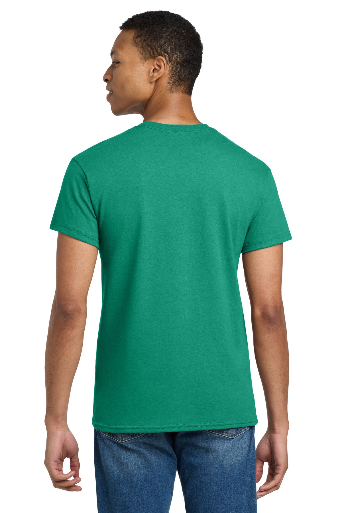 Gildan - Ultra Cotton 100% US Cotton T-Shirt. 2000 - Kelly Green - back