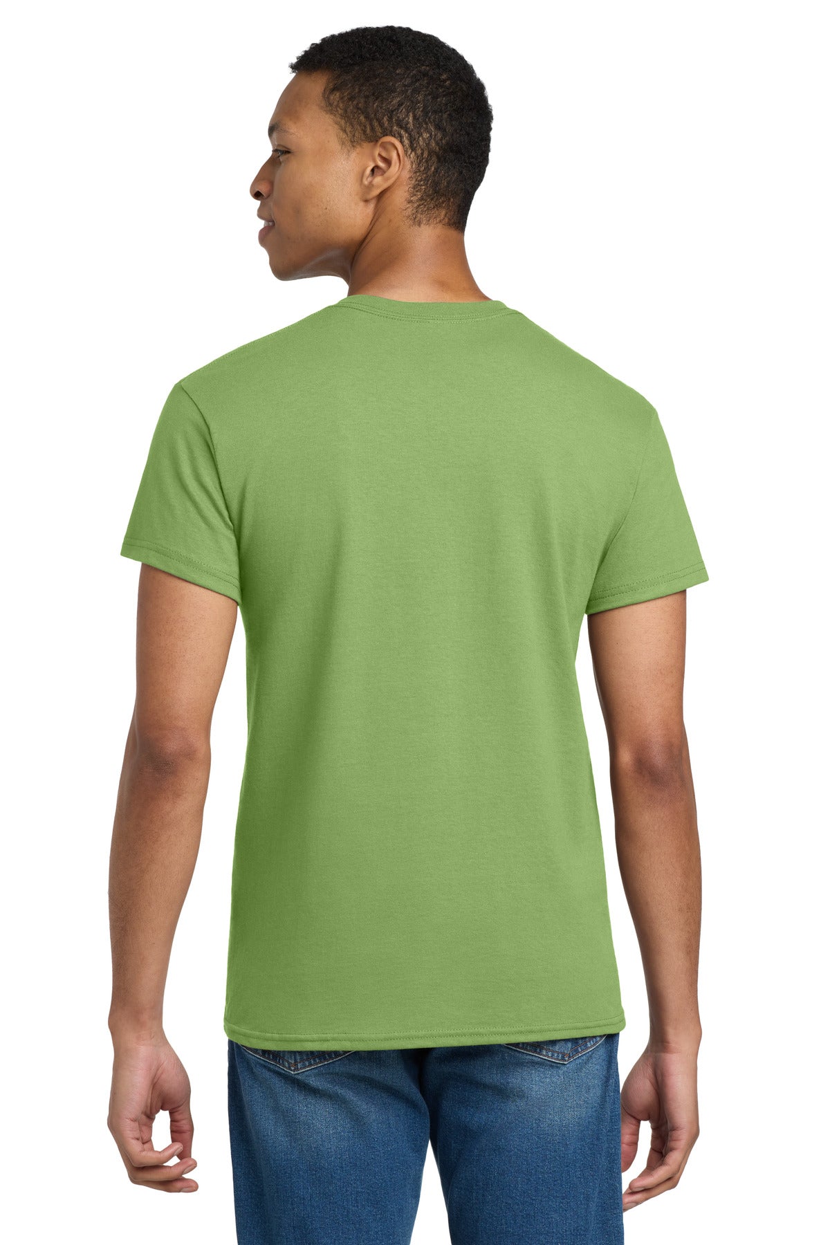 Gildan - Ultra Cotton 100% US Cotton T-Shirt. 2000 - Kiwi - back