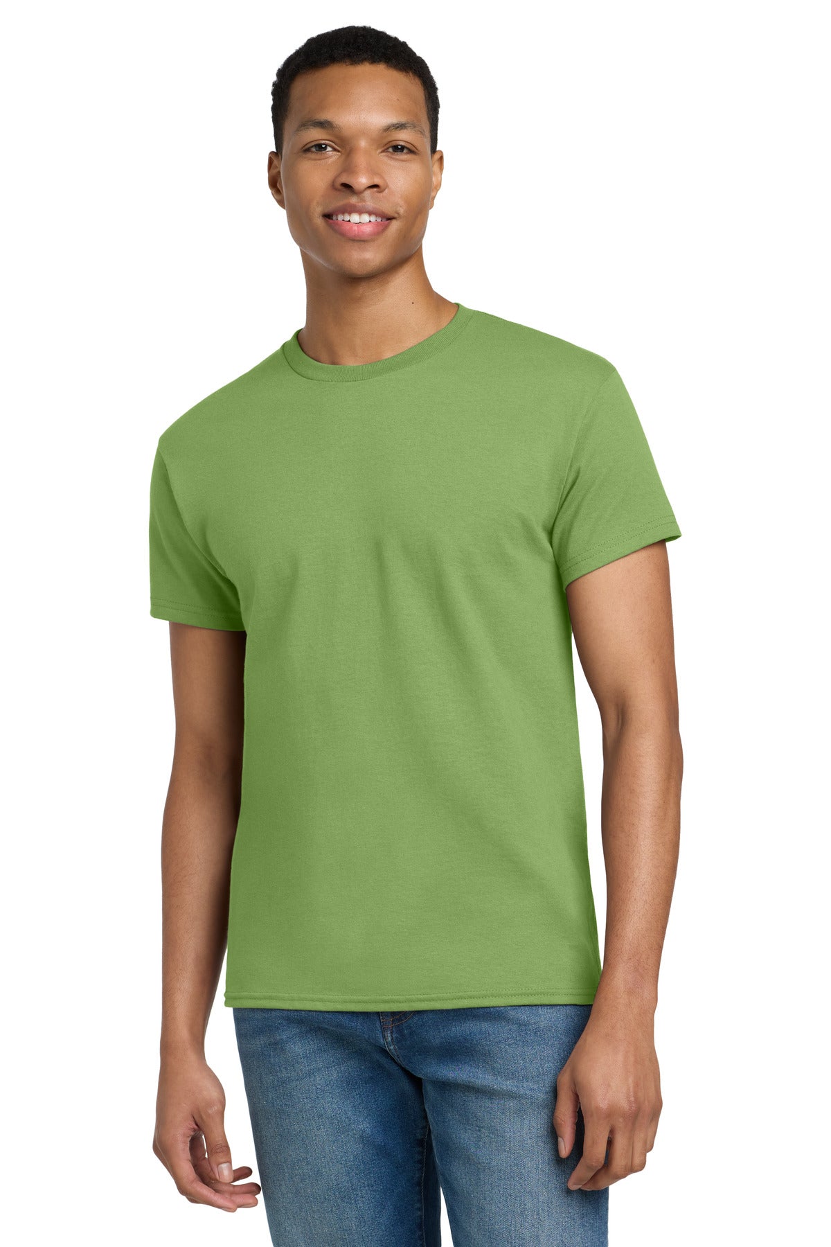 Gildan - Ultra Cotton 100% US Cotton T-Shirt. 2000 - Kiwi - front