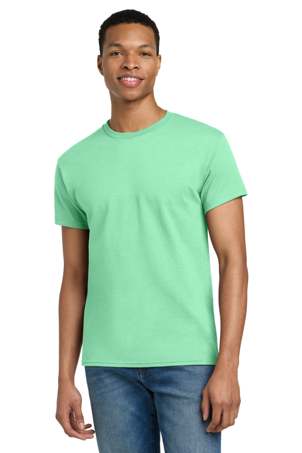 Gildan - Ultra Cotton 100% US Cotton T-Shirt. 2000 - Mint Green - front