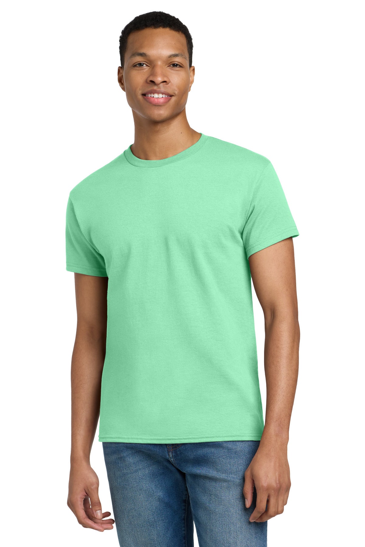 Gildan - Ultra Cotton 100% US Cotton T-Shirt. 2000 - Mint Green - front