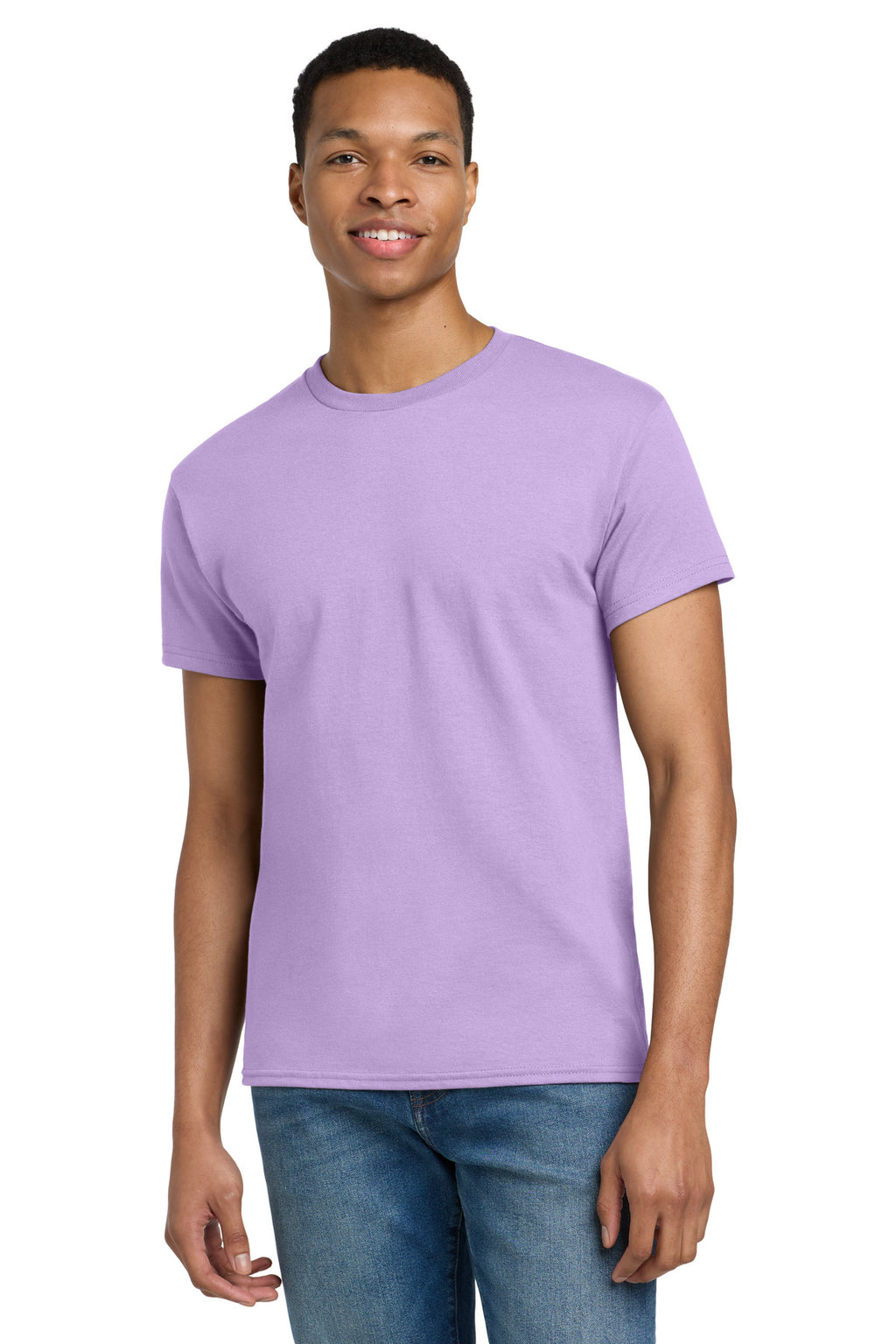Gildan - Ultra Cotton 100% US Cotton T-Shirt. 2000 - Orchid - front
