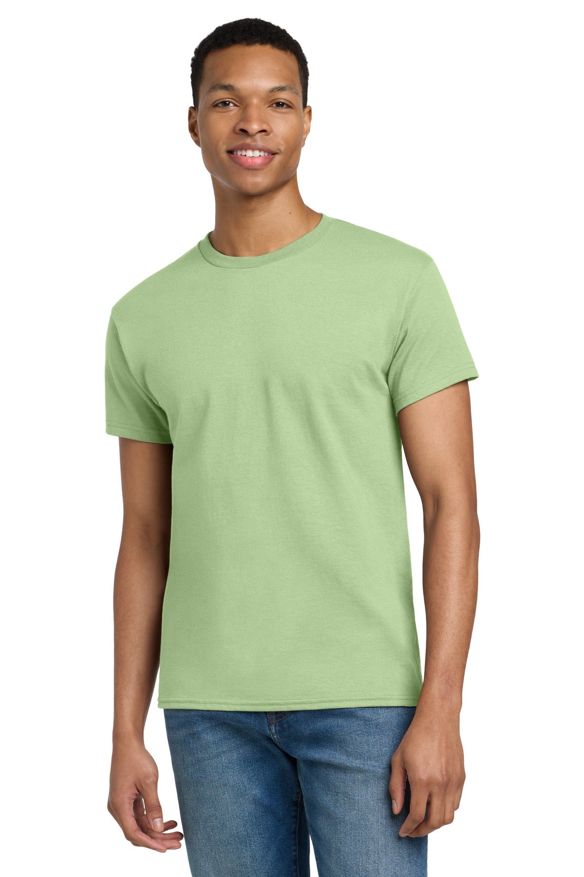 Gildan - Ultra Cotton 100% US Cotton T-Shirt. 2000 - Pistachio - front