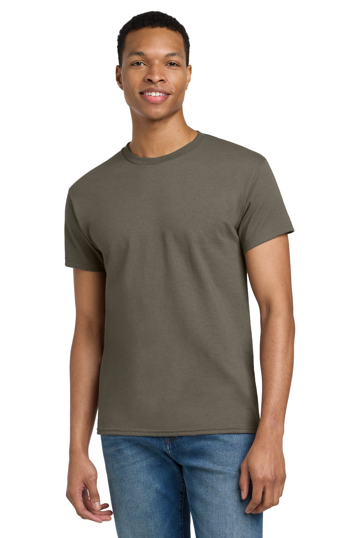 Gildan - Ultra Cotton 100% US Cotton T-Shirt. 2000 - Prairie Dust - front