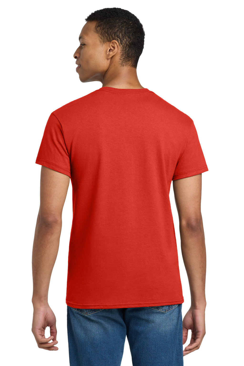 Gildan - Ultra Cotton 100% US Cotton T-Shirt. 2000 - Red - back