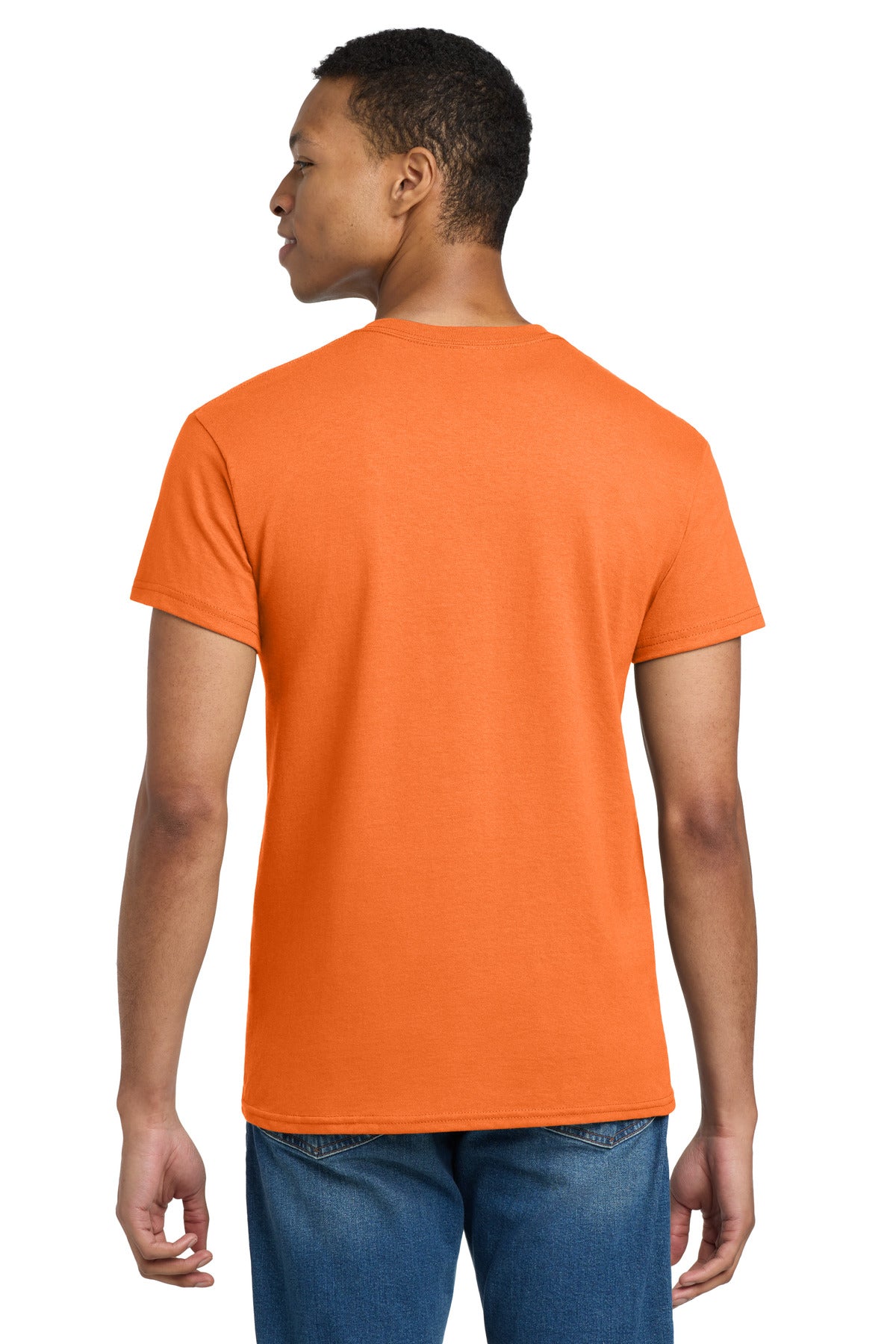 Gildan - Ultra Cotton 100% US Cotton T-Shirt. 2000 - S. Orange - back
