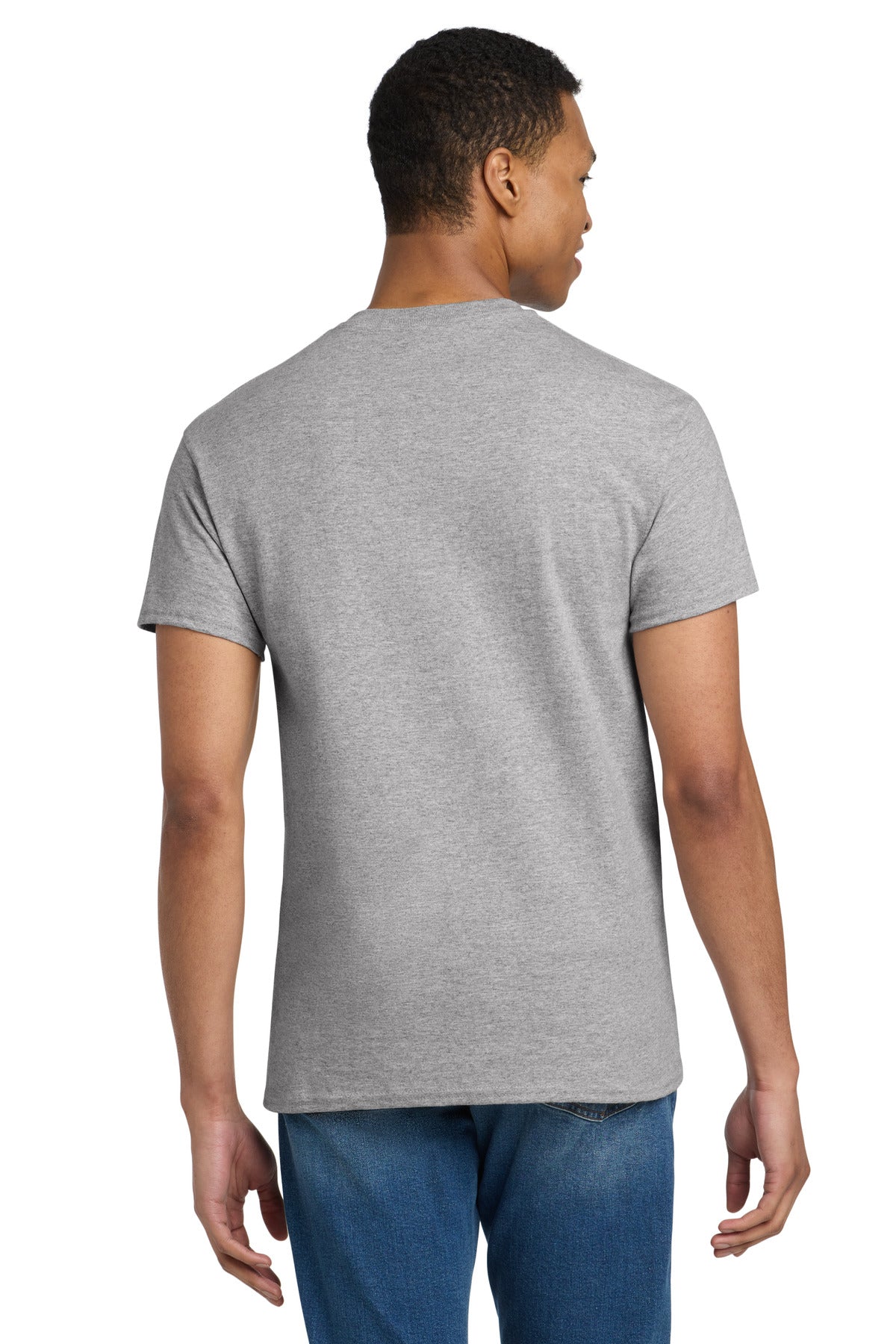 Gildan - Ultra Cotton 100% US Cotton T-Shirt. 2000 - Sport Grey - back