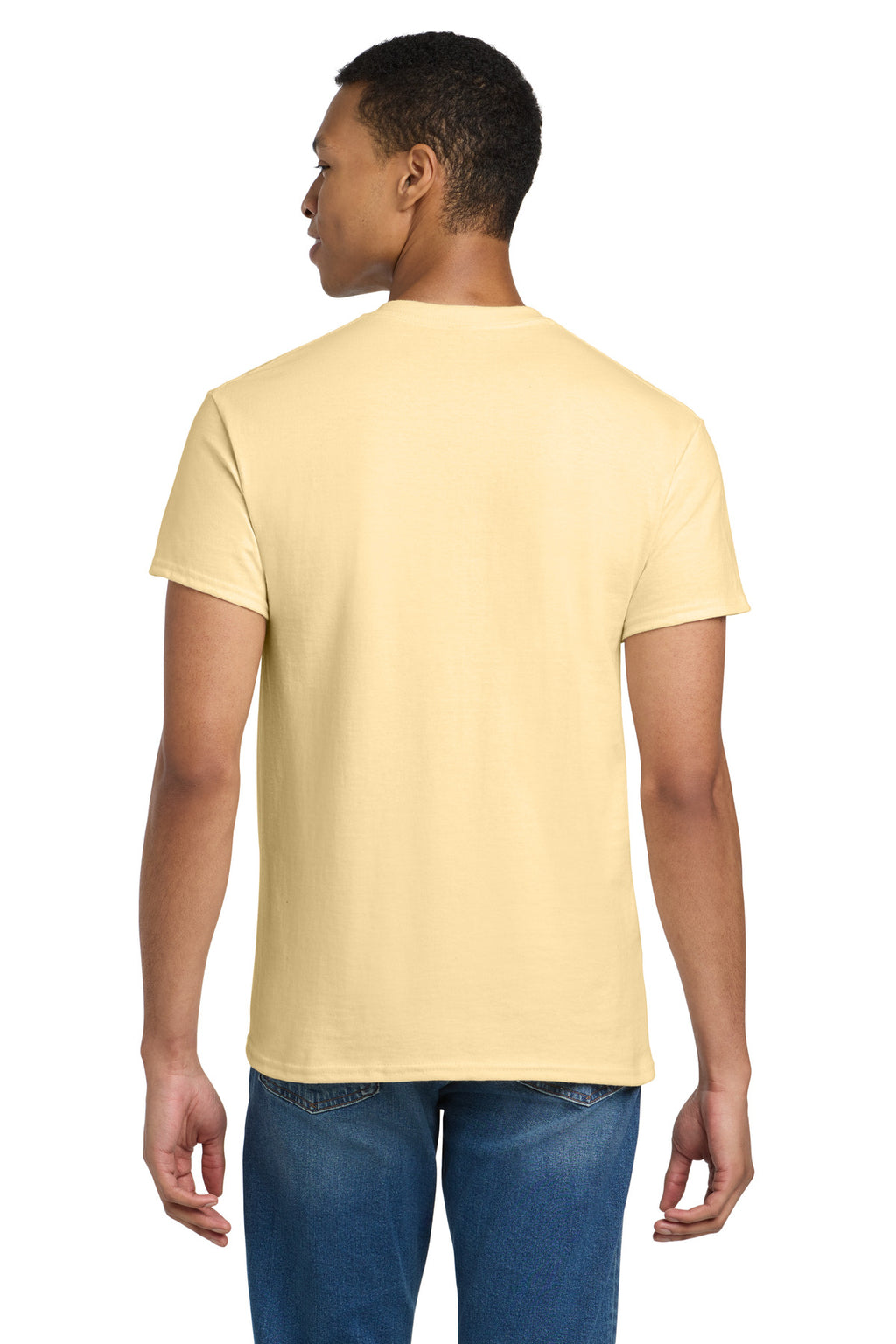 Gildan - Ultra Cotton 100% US Cotton T-Shirt. 2000 - Vegas Gold - back