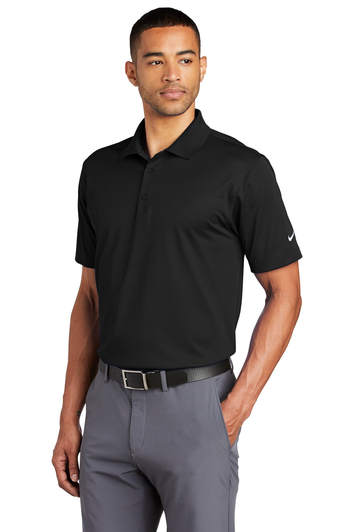 Nike Tech Basic Dri-FIT Polo. 203690 - Black - three_q