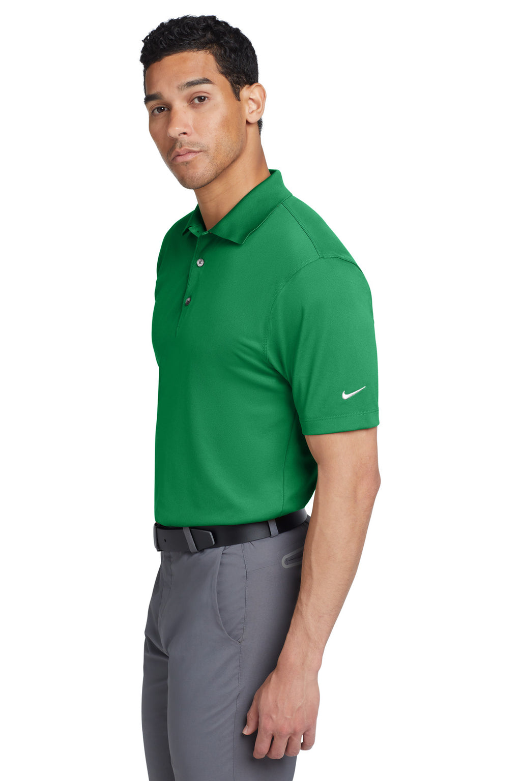 Nike Tech Basic Dri-FIT Polo. 203690 - Lucky Green - side