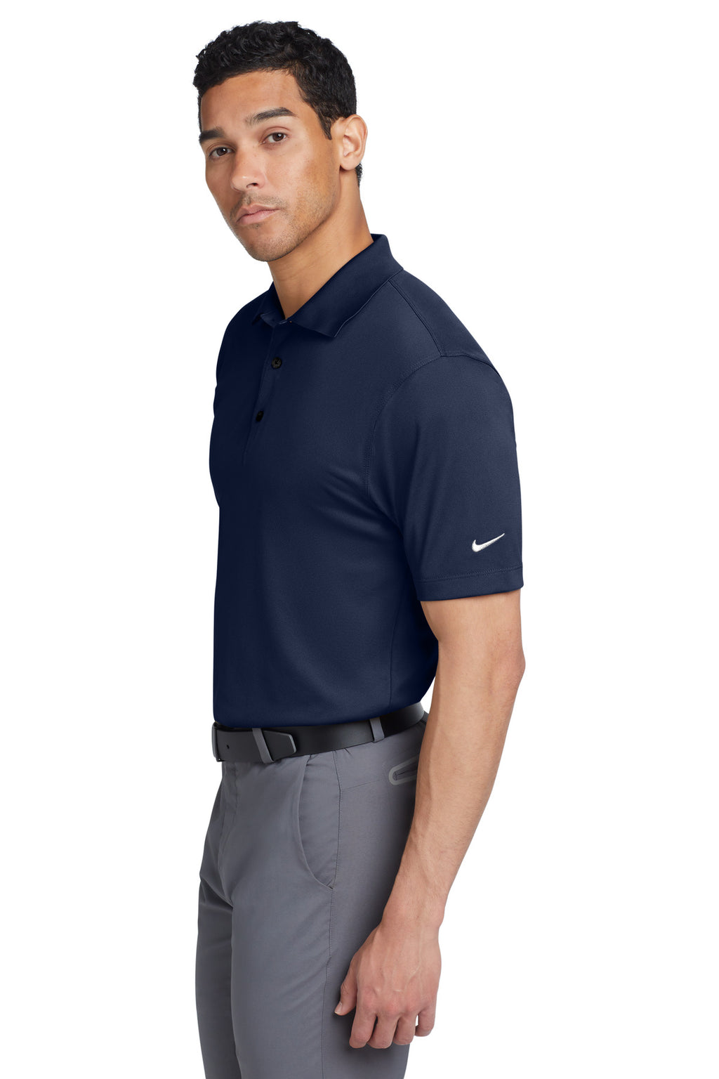 Nike Tech Basic Dri-FIT Polo. 203690 - Midnight Navy - side