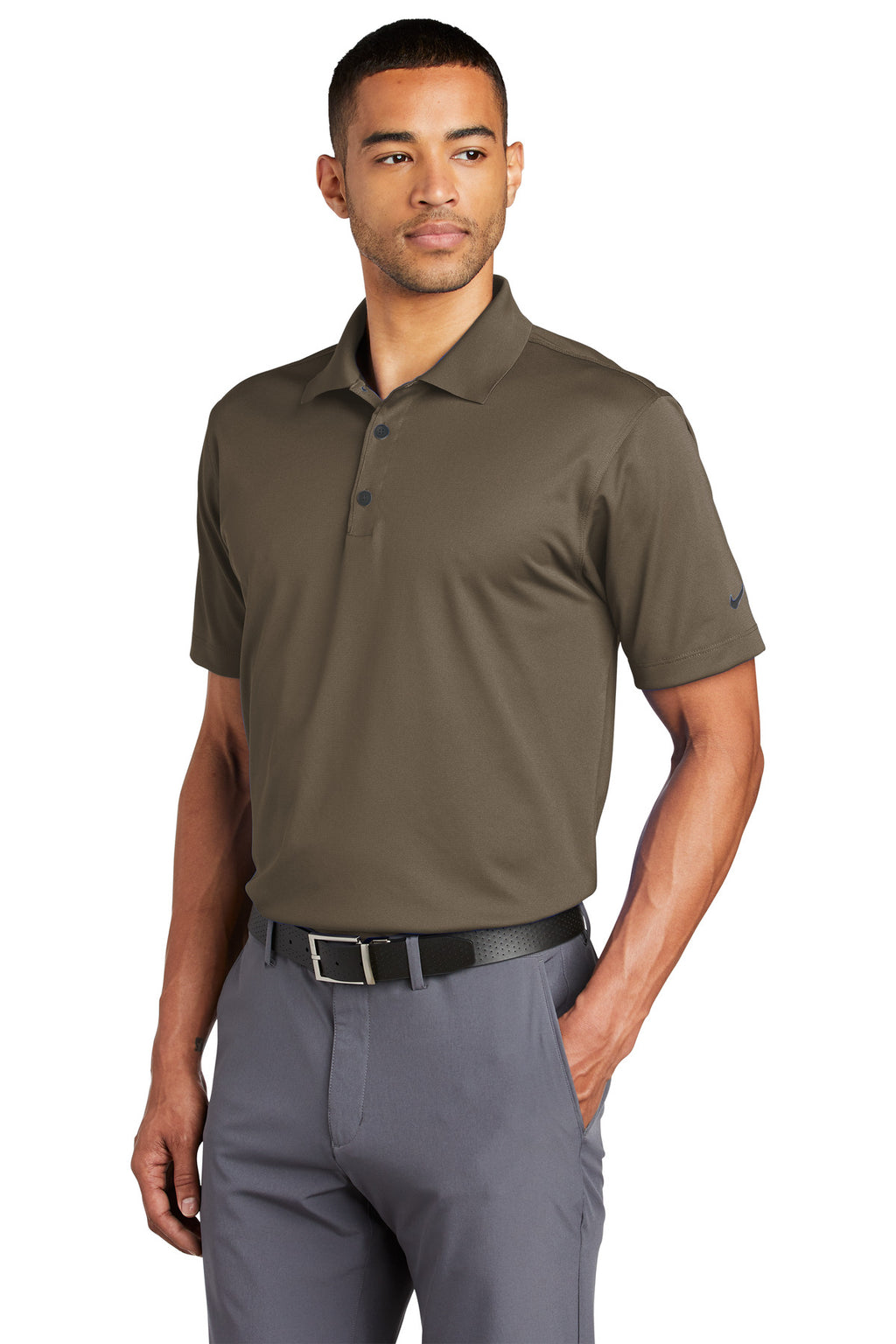 Nike Tech Basic Dri-FIT Polo. 203690 - Olive Khaki - three_q