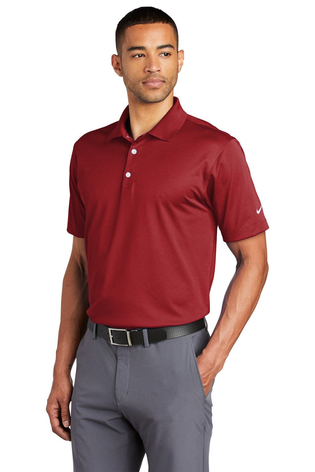 Nike Tech Basic Dri-FIT Polo. 203690 - Pro Red - three_q
