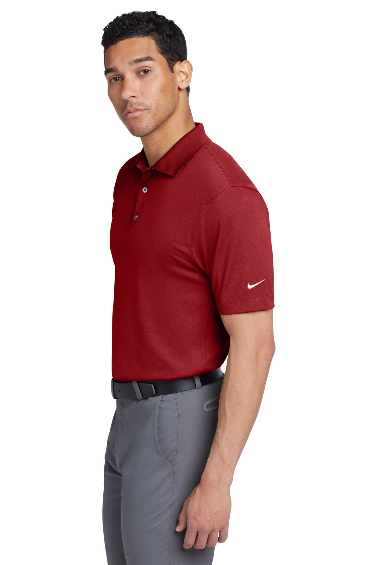 Nike Tech Basic Dri-FIT Polo. 203690 - Pro Red - side