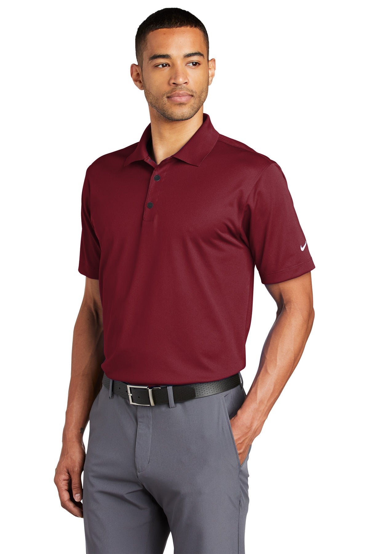 Nike Tech Basic Dri-FIT Polo. 203690 - Team Red - three_q