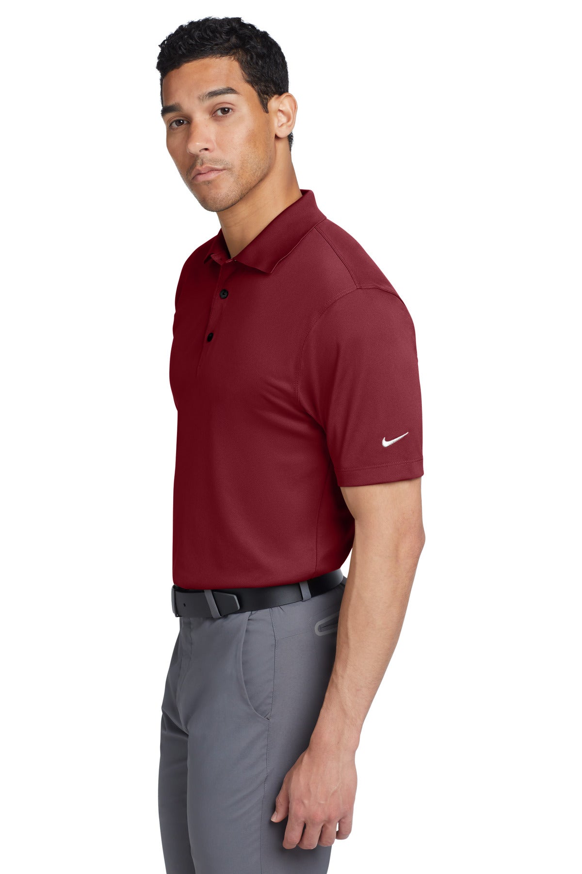 Nike Tech Basic Dri-FIT Polo. 203690 - Team Red - side
