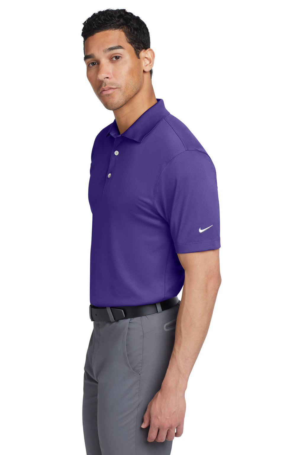Nike Tech Basic Dri-FIT Polo. 203690 - Varsity Purple - side