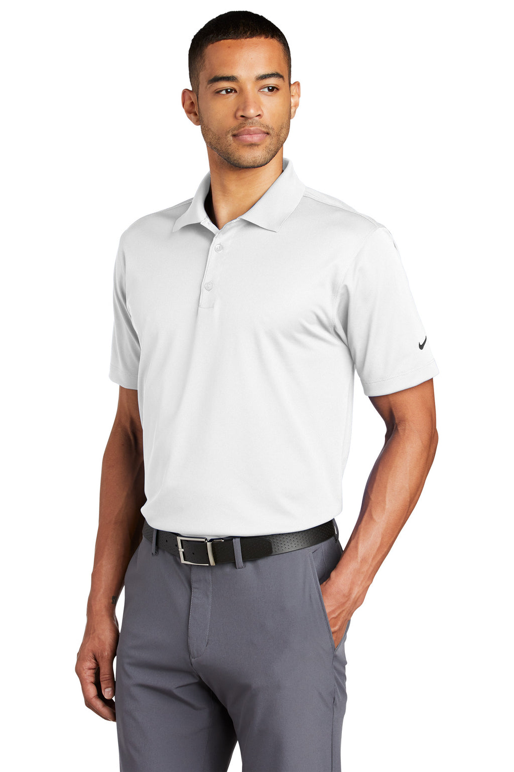 Nike Tech Basic Dri-FIT Polo. 203690 - White - three_q