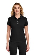 Nike Women's Tech Basic Dri-FIT Polo. 203697 - Black - front