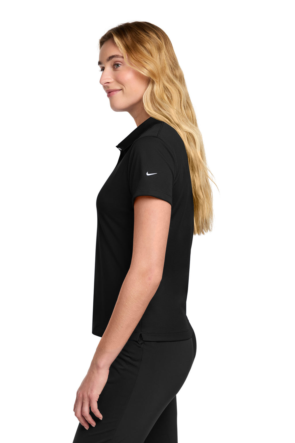 Nike Women's Tech Basic Dri-FIT Polo. 203697 - Black - side