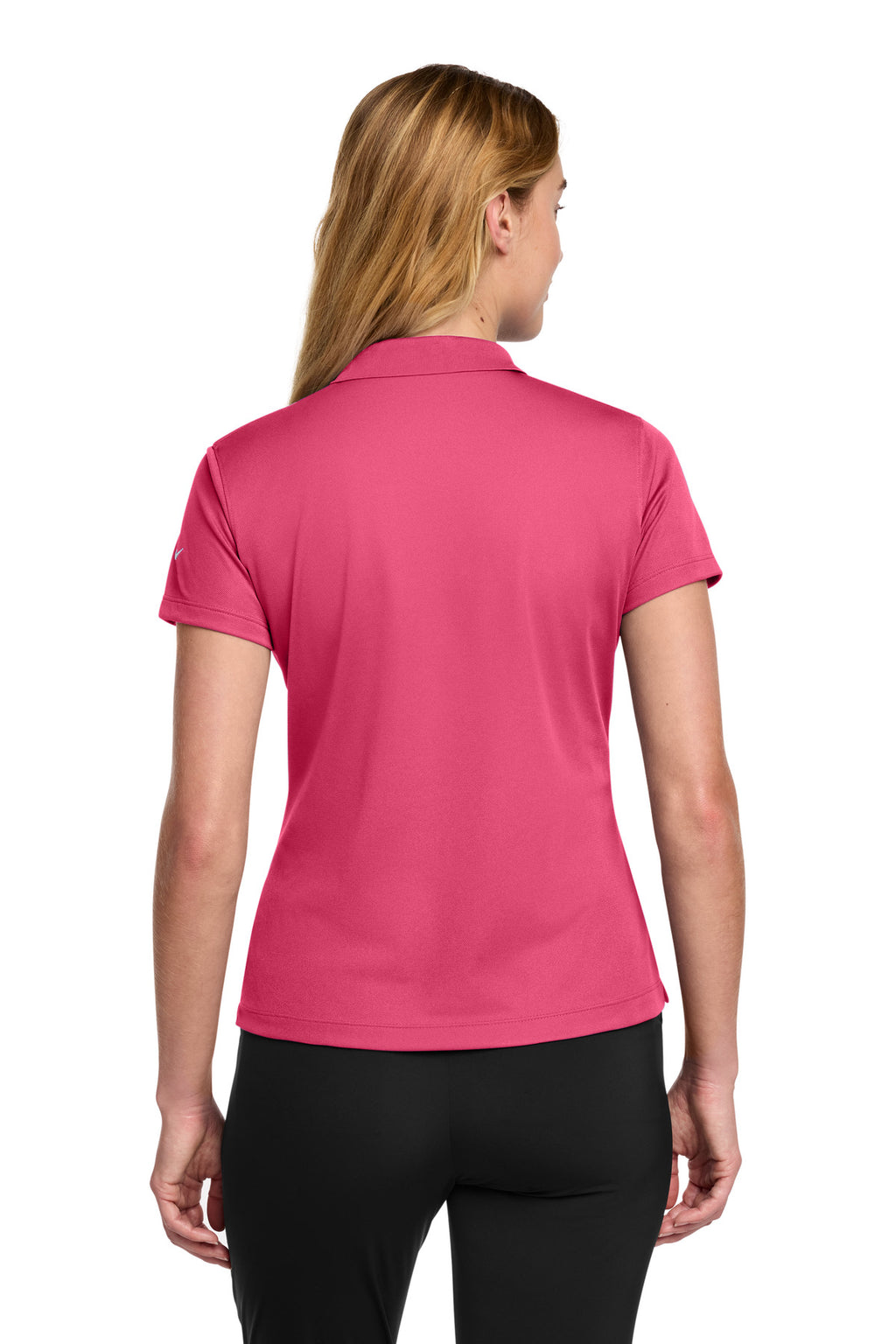 Nike Women's Tech Basic Dri-FIT Polo. 203697 - Flamingo - back