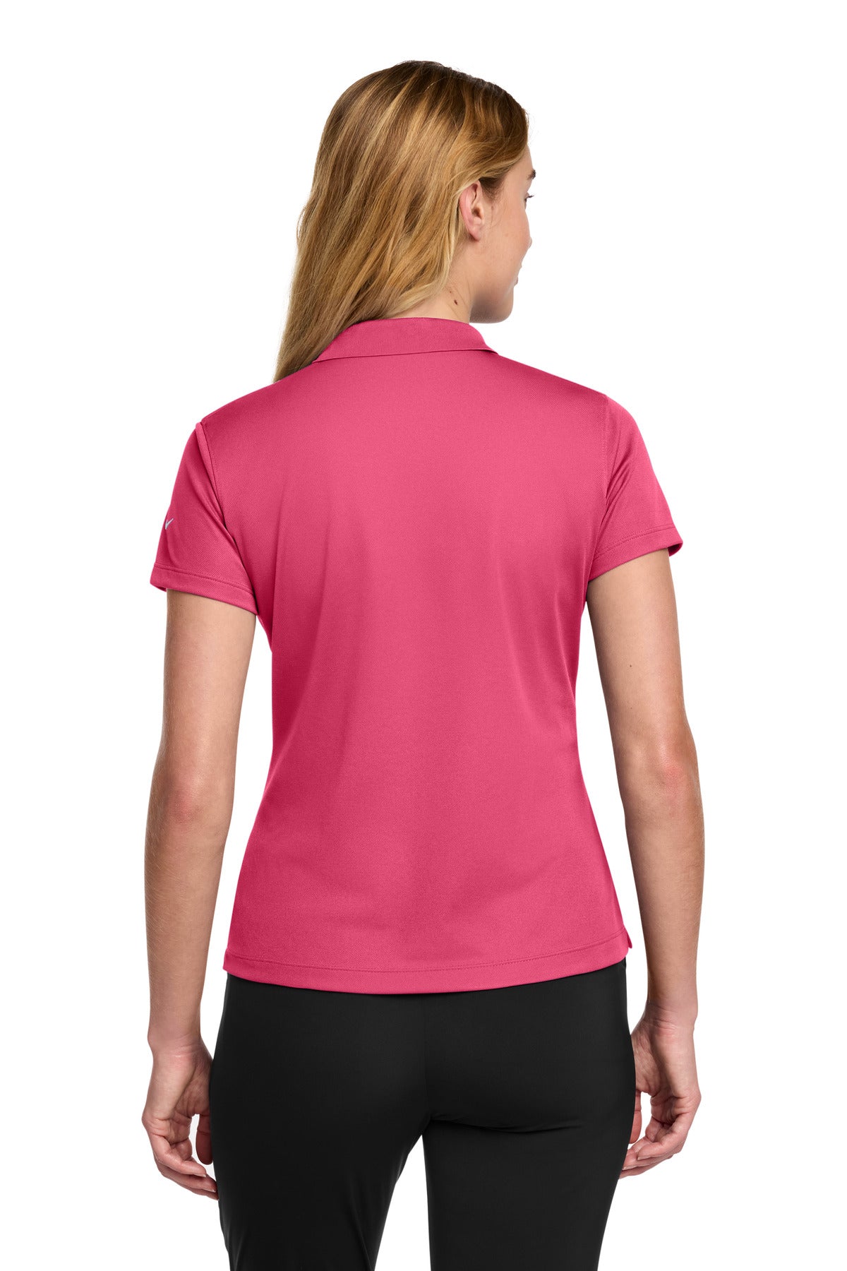 Nike Women's Tech Basic Dri-FIT Polo. 203697 - Flamingo - back