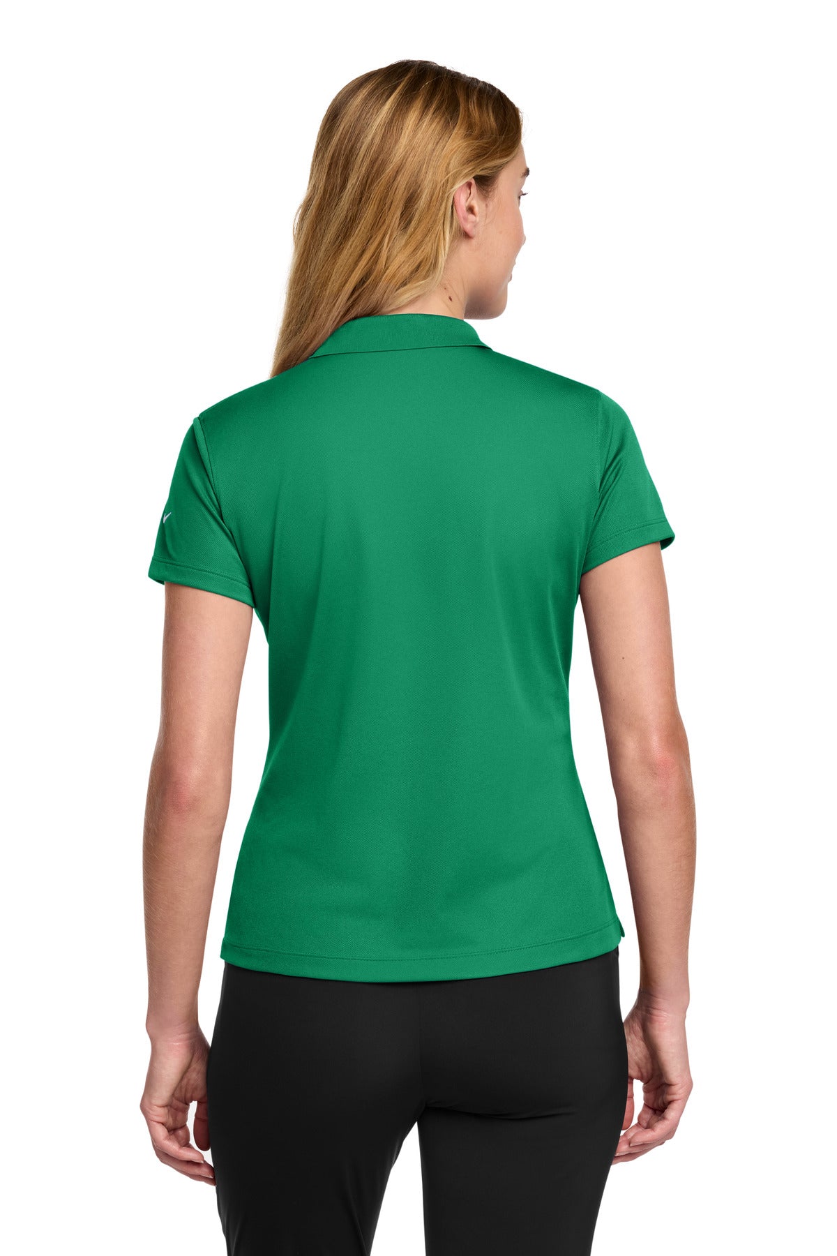 Nike Women's Tech Basic Dri-FIT Polo. 203697 - Lucky Green - back