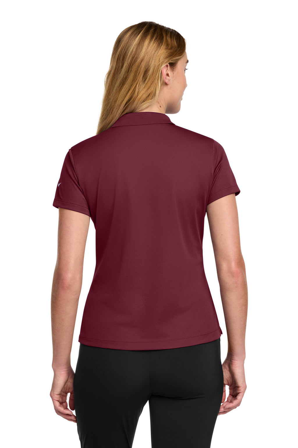 Nike Women's Tech Basic Dri-FIT Polo. 203697 - Team Red - back