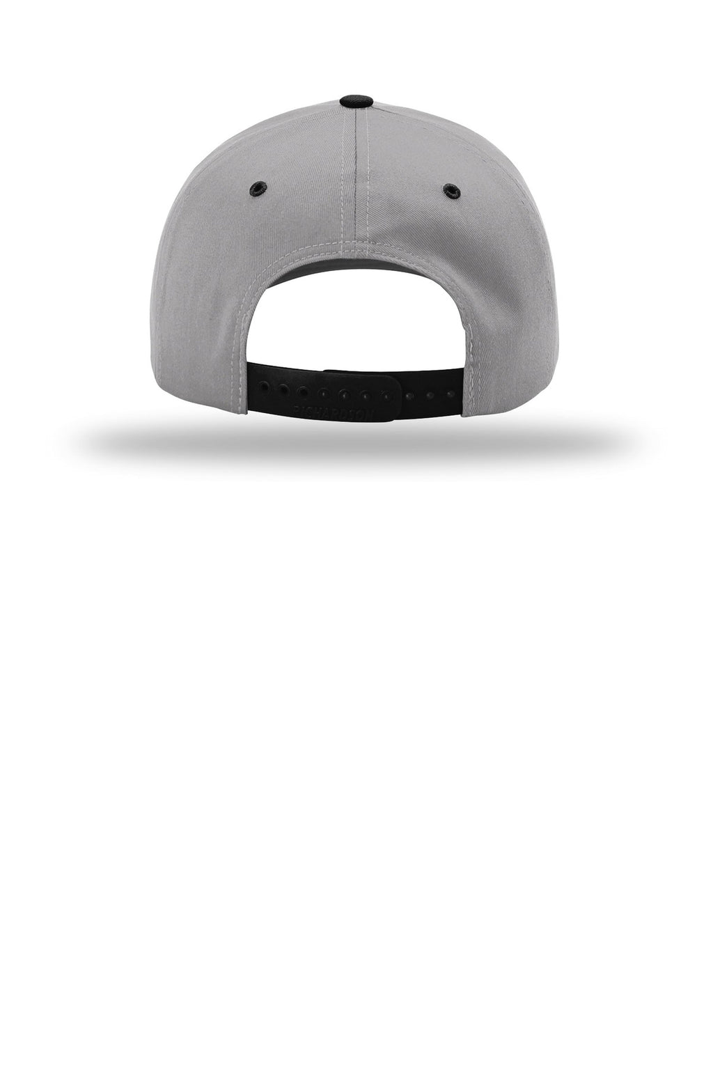 Richardson Pro Twill Snapback 212 - Grey/ Grey/ Black - back