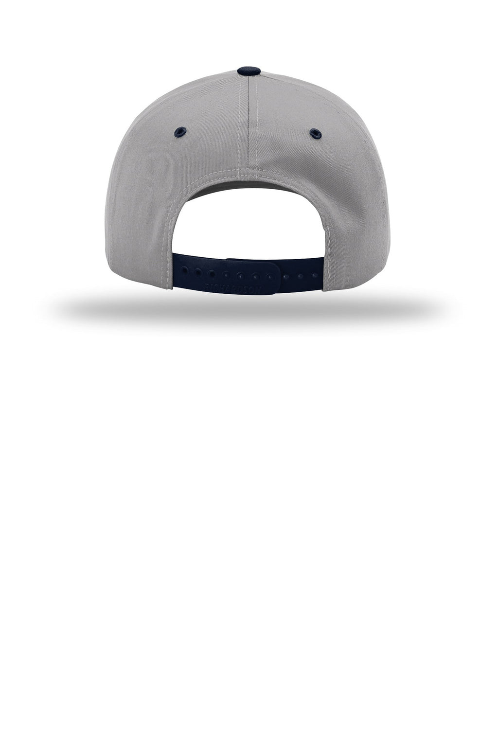 Richardson Pro Twill Snapback 212 - Grey/ Grey/ Navy - back