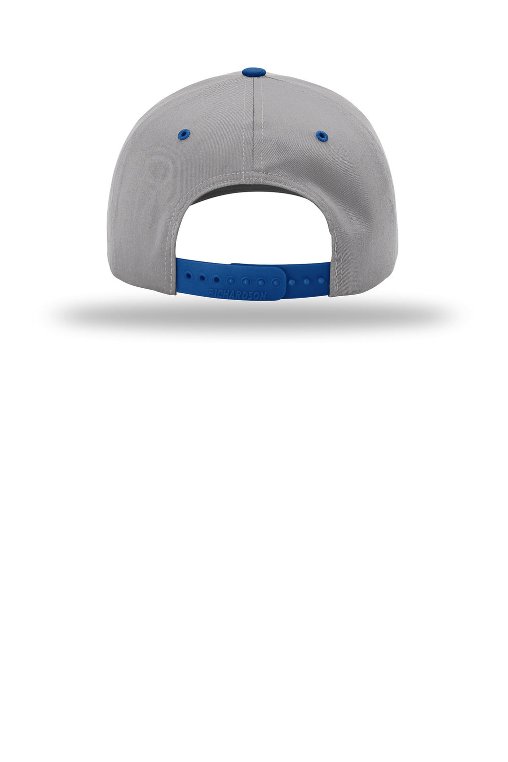 Richardson Pro Twill Snapback 212 - Grey/ Grey/ Royal - back