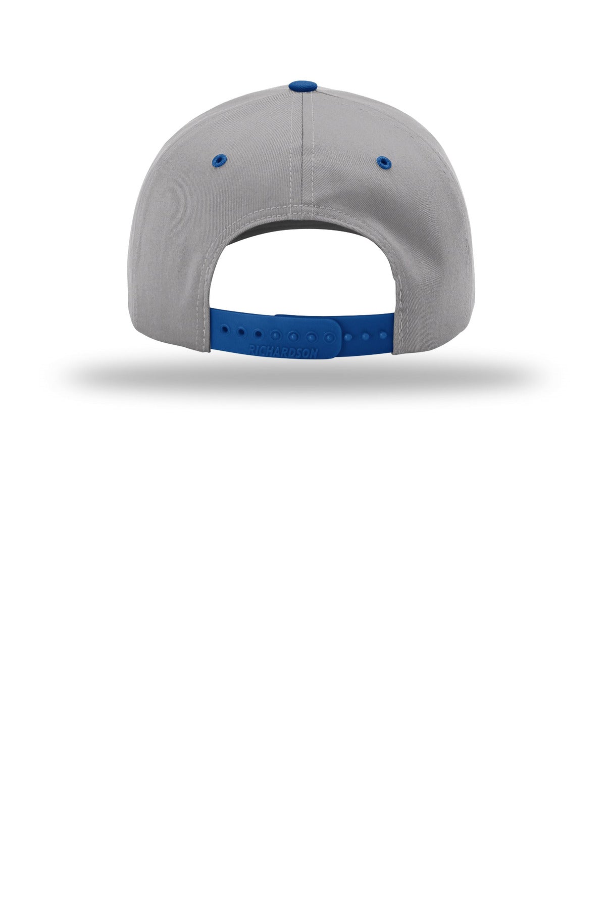 Richardson Pro Twill Snapback 212 - Grey/ Grey/ Royal - back