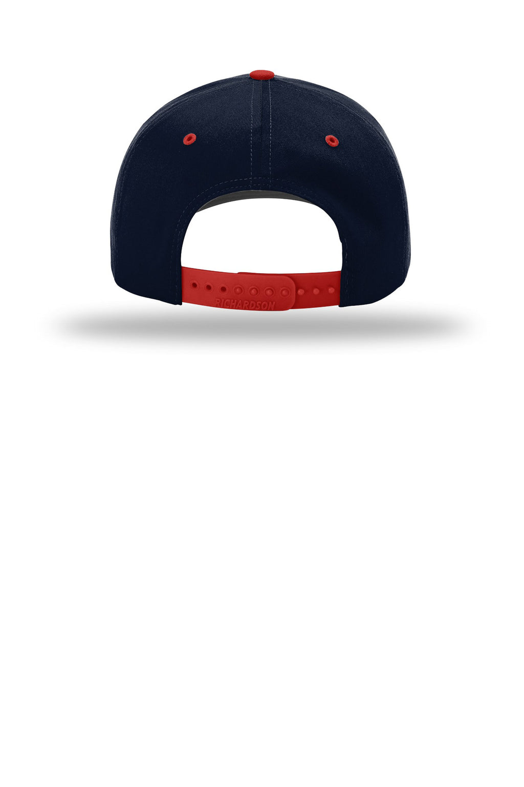 Richardson Pro Twill Snapback 212 - Navy/ Navy/ Red - back