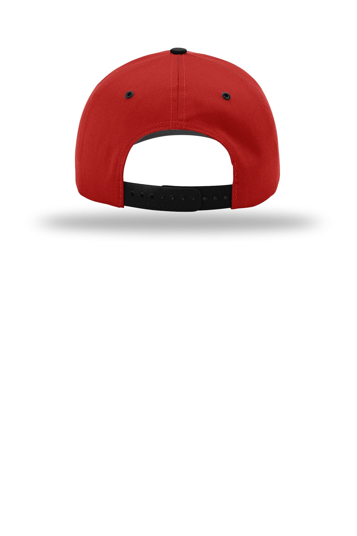 Richardson Pro Twill Snapback 212 - Red/ Red/ Black - back