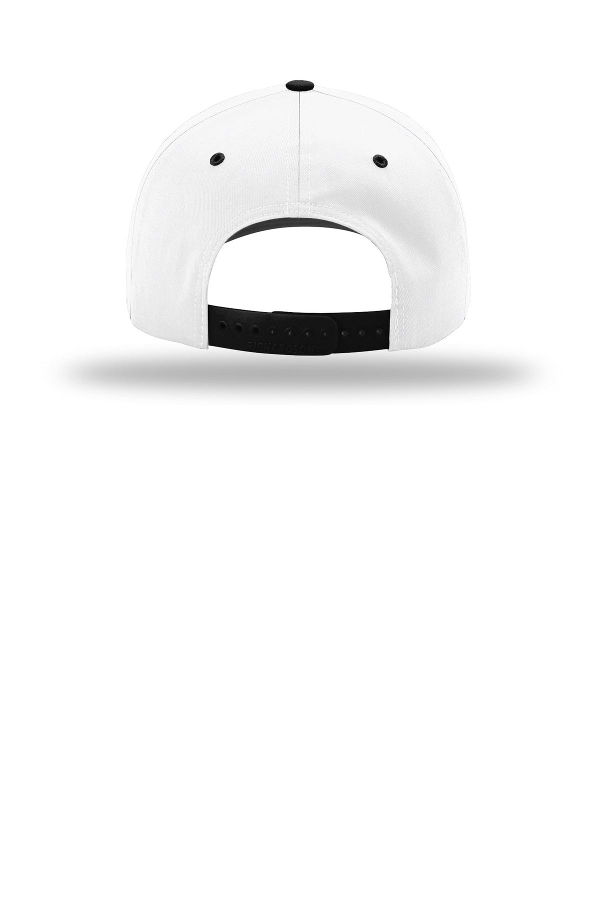 Richardson Pro Twill Snapback 212 - White/ White/ Black - back