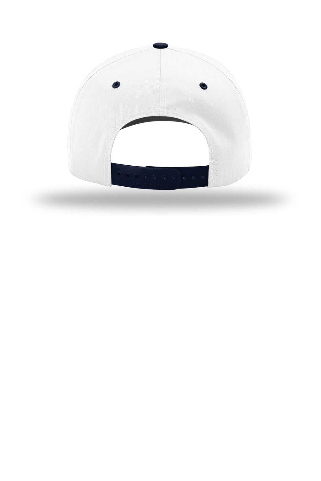 Richardson Pro Twill Snapback 212 - White/ White/ Navy - back