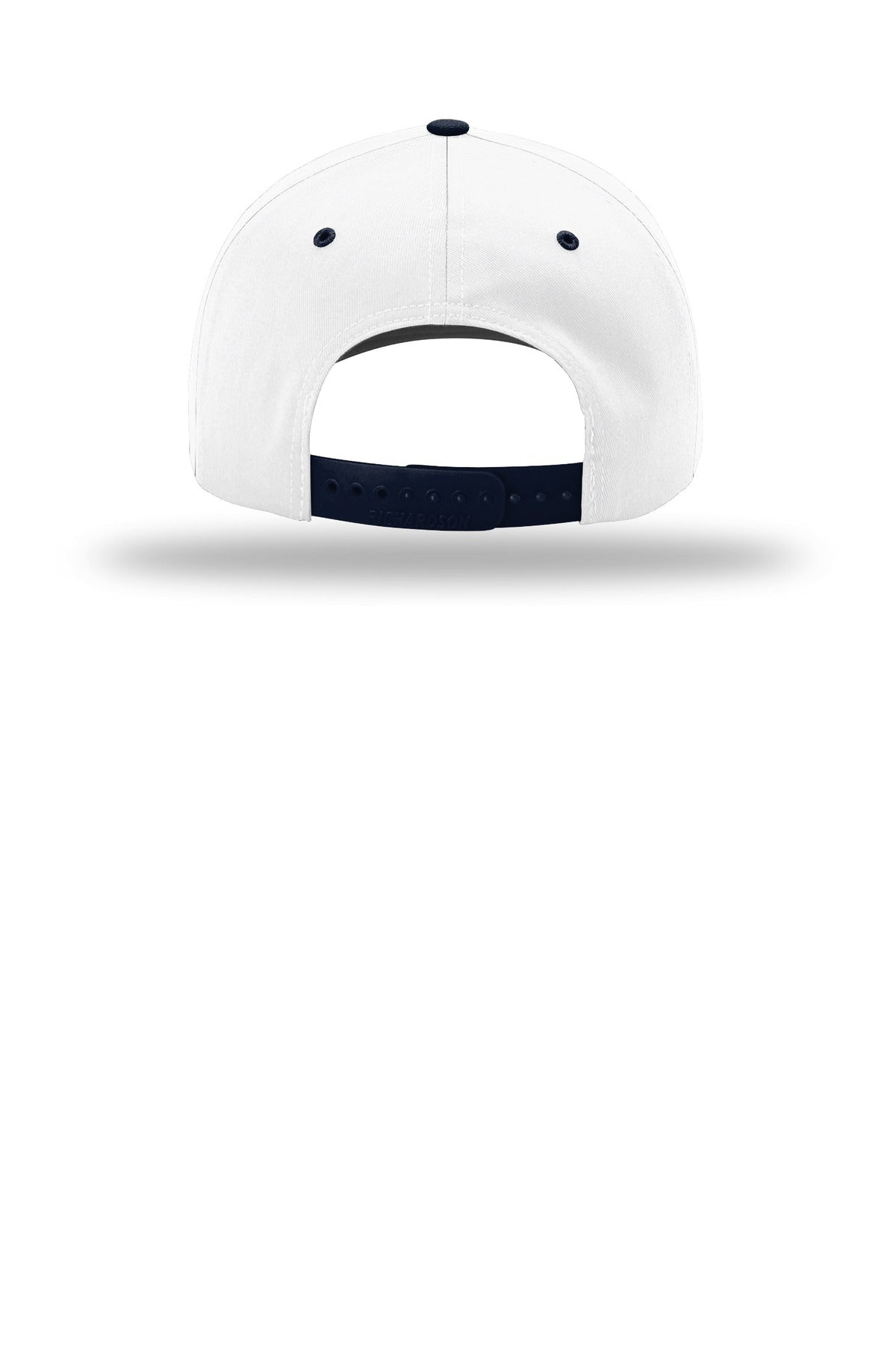 Richardson Pro Twill Snapback 212 - White/ White/ Navy - back