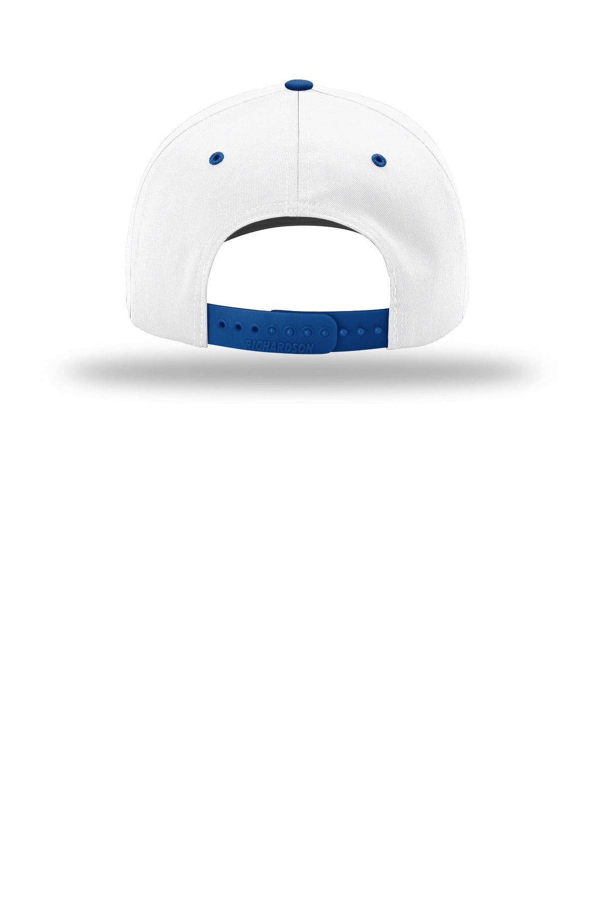 Richardson Pro Twill Snapback 212 - White/ White/ Royal - back